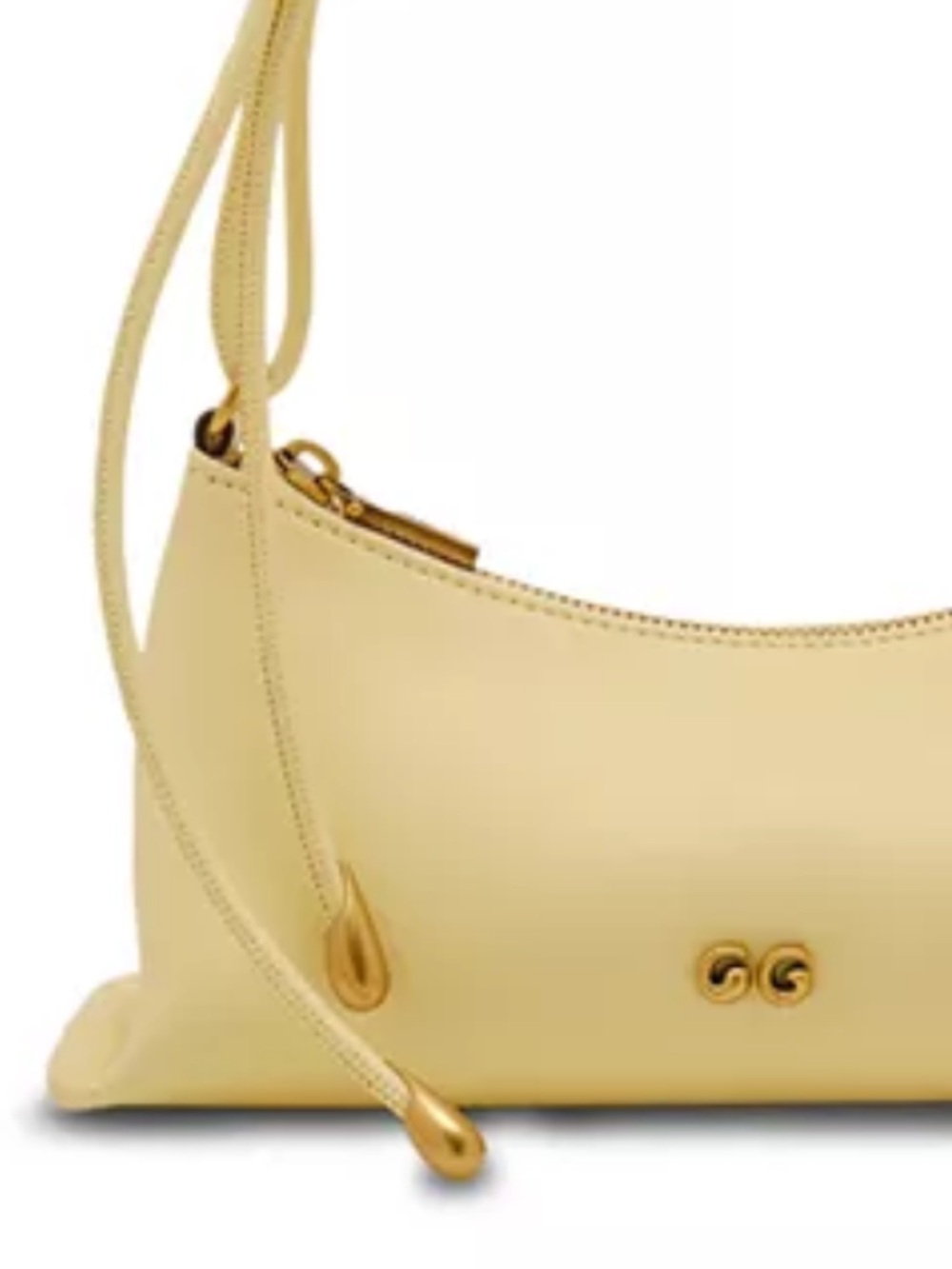 CULT GAIA Yellow Shoulder Bag with Braided Strap - Picture 9 of 12
